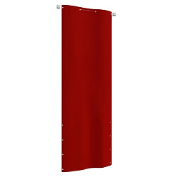 vidaXL Écran de balcon Rouge 80x240 cm Tissu Oxford 