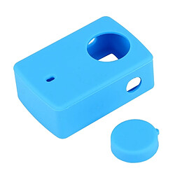 Wewoo Coque bleu pour Xiaomi Yi II Action Sport Caméra Silicone Boîtier de protection Housse de Shell