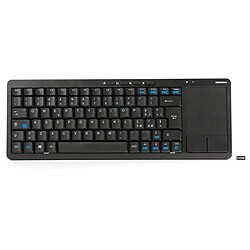 Clavier sans fil Omega OKB004BES Touchpad Noir