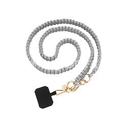 Fairplay Bijou téléphone portable, Chaine grosse maille 120cm TECLA