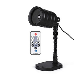 Wewoo 9W RVB IP65 imperméabilisent la lumière de paysage en aluminium de coquille, projecteur de lampe de pelouse avec la télécommande de 12 touches