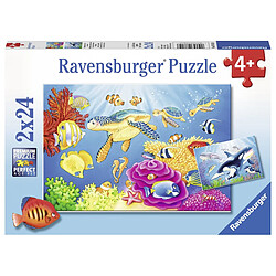 Ravensburger Puzzle 07815 kunterbunte Monde sous-Marin 