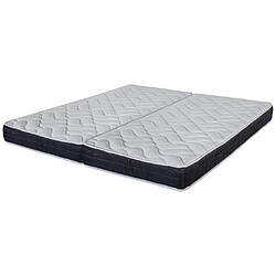 Ebac Matelas 2x90x190 Malta - Mousse - Hauteur 20 cm - 3 zones - Soutien très ferme Matelas mousse Malta 2x90x190. Hauteur 20 cm - Suspension mousse HD - Face supérieure : Ouate Ebafill 500g - Face inférieur : Ouate Ebafill 500g - Finitions: Tissu deco anthracite A1 - Coutil: Stretch 100% polyester - Accueil: Tonique - Fermeté : Ferme