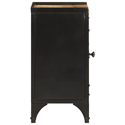 Avis vidaXL Armoire de salle de bain 40x30x60 cm fer et bois de manguier