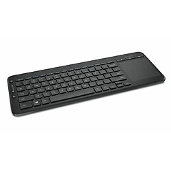 Microsoft MS All-in-One Media Keyboard black (DE) MS All-in-One cordless Media Keyboard incl. Touchpad black (DE)