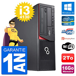 PC Fujitsu Esprimo E920 DT Intel i3-4130 RAM 16Go Disque 2To Windows 10 Wifi · Occasion 