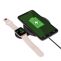 Avis Helix Chargeur Induction pour Smartphone et Compatible Apple Watch 10W Noir