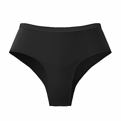 ich-zapfe Weekiss Boyshort culotte menstruelle, culotte de regle flux abondant coton, XS (34), sans,Schwarz, Haute qualité