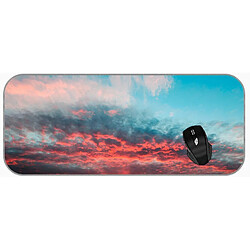 Universal (750x300x3) xxl jeu grand pad horizon nuage nature ciel ciel sunrise bords cousés océan minces