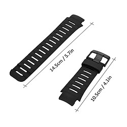 Bracelet en silicone noir pour votre Suunto X-Lander