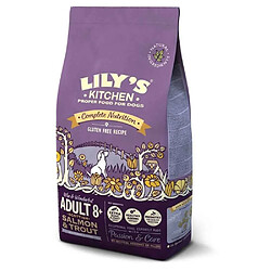 Croquettes Sans Gluten au Saumon et à la Truite d'Écosse pour Chiens Senior - Lily's Kitchen - 7Kg