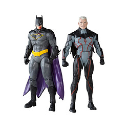 Mc Farlane DC Collector - Pack de 2 Figurines DC Collector Omega (Unmasked) & Batman (Bloody)(Gold Label) 18 cm 