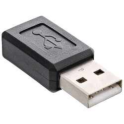 Adaptateur InLine® Micro-USB, USB A mâle à Micro-USB B femelle