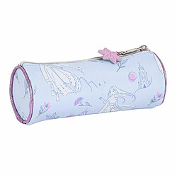 Trousse d'écolier cylindrique Frozen Believe 20 x 7 x 7 cm Lila