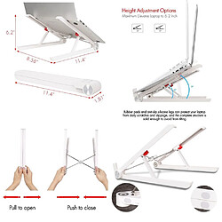 Acheter Support Pour Ordinateur Portable À Angle Réglable Et Pliable Pour Bureau