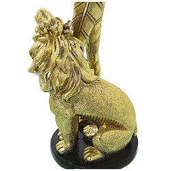 Acheter Figurine Décorative Alexandra House Living Doré Plastique Lion Africaine 13 x 17 x 38 cm