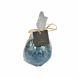 Paris Prix Bougie Boule Déco Rustique 7cm Bleu Paon