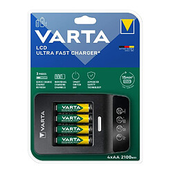 Chargeur de piles avec 4 piles aa - 57685101441 - VARTA