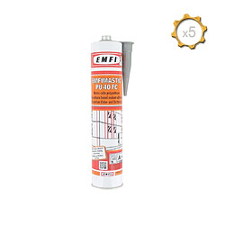 Mastic-colle polyuréthane EMFI PU 40 FC - gris 300ml x5