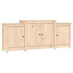 Maison Chic Buffet,Meuble de Rangement,commode pour salon,Cuisine 164x37x68 cm Bois massif de pin -MN60643