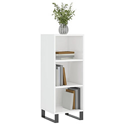 Avis Maison Chic Buffet,Meuble de Rangement,commode pour salon,Cuisine blanc brillant 34,5x32,5x90 cm bois d'ingénierie -MN21787