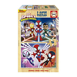 Educa Borras SPIDEY & HIS AMAZING FRIENDS - 2 puzzles en bois