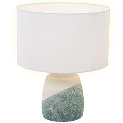 Lampe de bureau Alexandra House Living Bleu Blanc Beige Céramique 60 W 35 x 42 x 35 cm