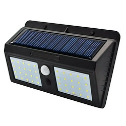 Tradex LUMINEUX 40 LED PANNEAU SOLAIRE RECHARGEABLE DETECTEUR DE MOUVEMENT