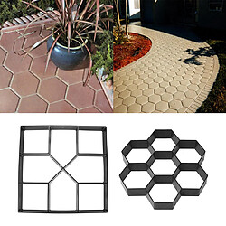 2x Pavé De Jardin Stepping Stones Moule Pelouse Jardin Extérieur Moule En Béton