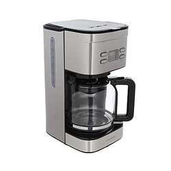 CONTINENTAL EDISON Cafetiere filtre programmable - CECF12TIX - 1,25 L - Inox