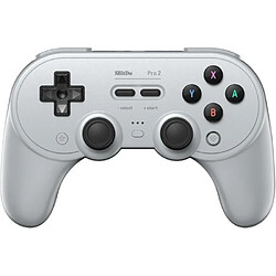 Cstore Manette Sans Fil Bluetooth - 8bitDo Pro2 Gray Edition - Switch, PC, Android, Raspberry Pi 