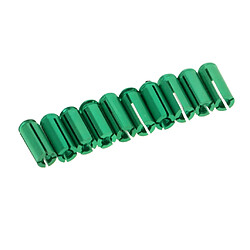 10pcs accessoires de protection de vol en aluminium épargnes dart accessoire universel vert