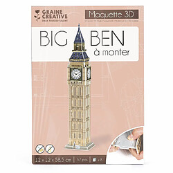 Graines Creatives Maquette à construire Big Ben