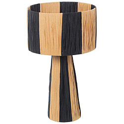 Lampe de bureau Alexandra House Living Marron Noir Naturel Rotin Fibre naturelle 60 W 25 x 41 x 25 cm 