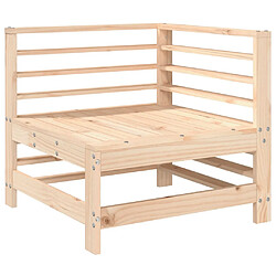 Avis vidaXL Salon de jardin 3 pcs bois massif de pin