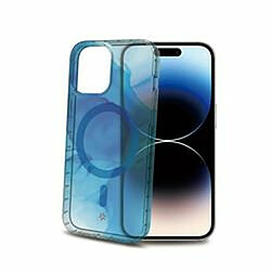 Protection pour téléphone portable Celly iPhone 15 Pro Bleu Transparent 