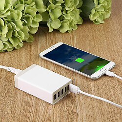 Avis Universal 5V 8A 5 ports USB Charger Téléphone Chargeur Adaptateur Charge Smartphone Eu Plux