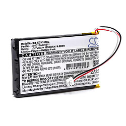 vhbw Li-Polymère batterie 1250mAh (3.7V) pour télécommande Remote Control comme Elca 0401BA000311