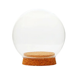 2xdia 12cm boule de verre en forme de couverture paysage terrarium conteneur couvercle vase