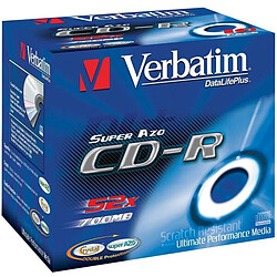 CD-R Verbatim CD-R AZO Crystal 700 MB (10 Unités)