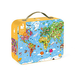 Puzzle enfant Géant monde 300 pièces - Janod 