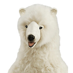 Hansa peluche Geante Ours Polaire Dresse 150 cm H et 65 cm L