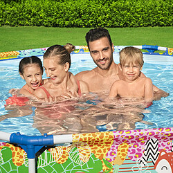 Piscine Hors-Sol Tubulaire pour Enfants Bestway Steel Pro 274X66 cm Design Animaux pas cher