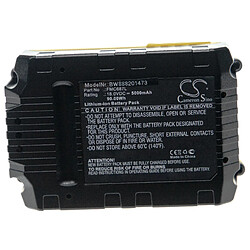 vhbw Batterie remplacement pour Stanley FMC687L pour outil électrique (5000 mAh, Li-ion, 18 V)