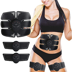 Abgymnic Ceinture Abdominale Electrostimulation EMS Electrostimulateur Musculaire, Stimulateur Homme/Femme Entraînement Bras/Jambes