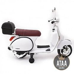 Ataa Moto VESPA officiel 12v électrique pour enfants licence Piaggio