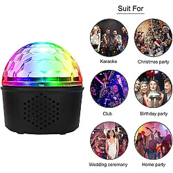 Acheter Universal Yh-Disco Party Party Disco Lights Music Light Effets LED avec haut-parleur Bluetooth et télécommande pour Disco Party (noir)