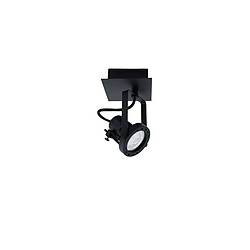 NOVA LUCE Plafonnier SALVA Sable Noir LED GU10 2x10 W 