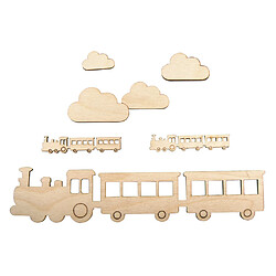 Rayher Petit train en bois 21,7 x 4,8 cm 