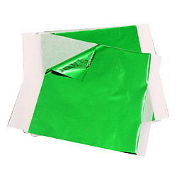 Feuille D'or De Couleur 100Pc Pour La Dorure D'artisanat Crafting Decoration Green pas cher